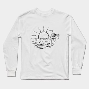 Beach Relax Long Sleeve T-Shirt